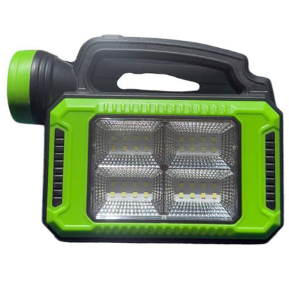 Lámpara Linterna Solar USB Recargable Power Bank Verde