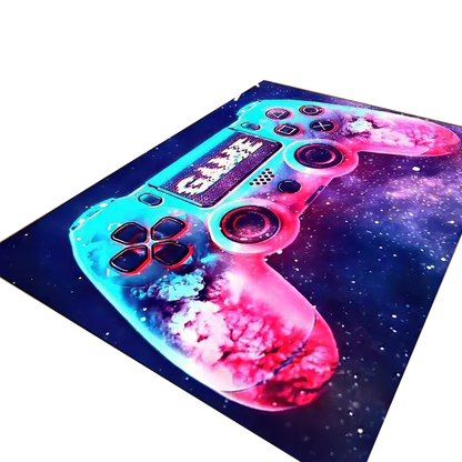 Alfombra Gamer 200x150 Decoración 3D Antideslizante