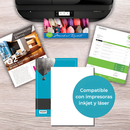 Papel Fotográfico Brillante Glossy A4 230g 20 Hojas