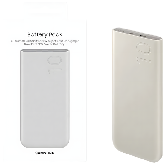 Batería Externa Samsung 10,000mAh Wireless Carga Rápida 25W