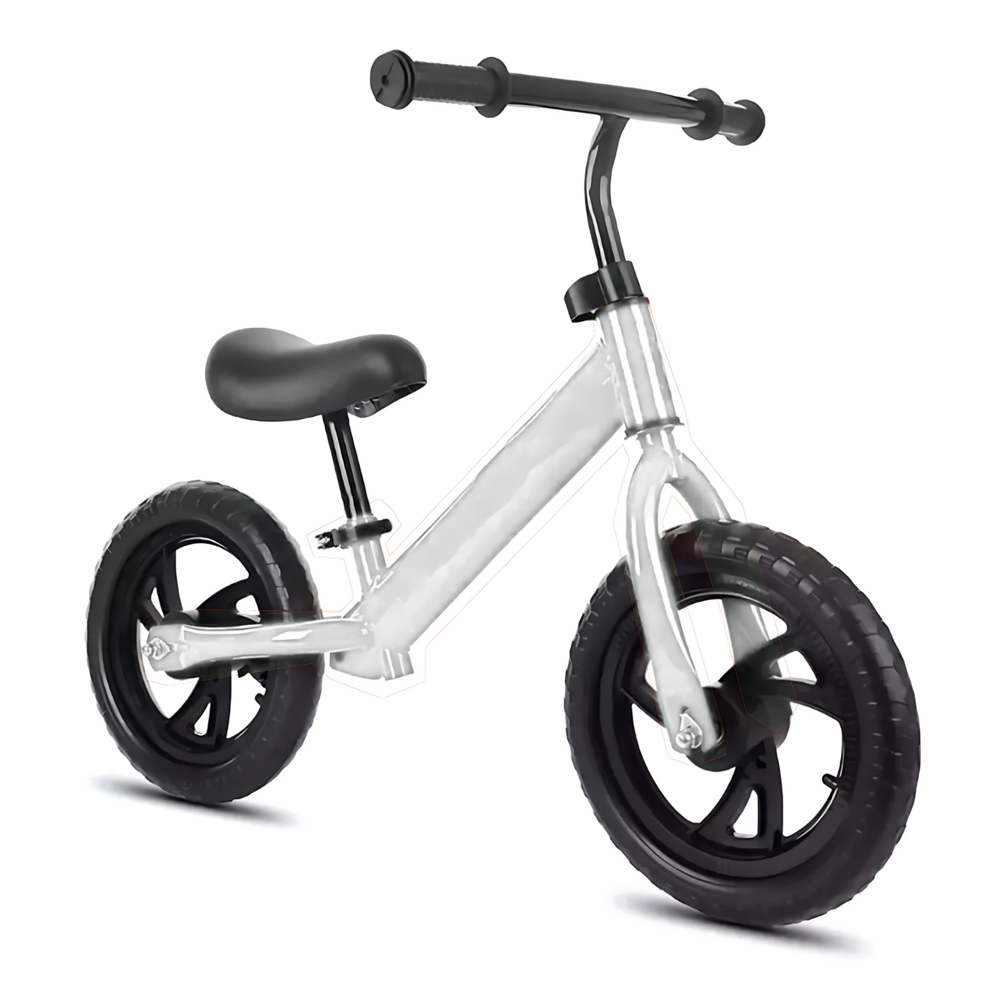 Bicicleta Equilibrio Niños Sin Pedales Aprendizaje Blanca