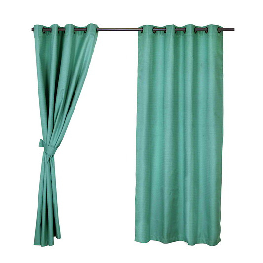 Cortina BlackOut 2 Paños 135x225 cm Celeste
