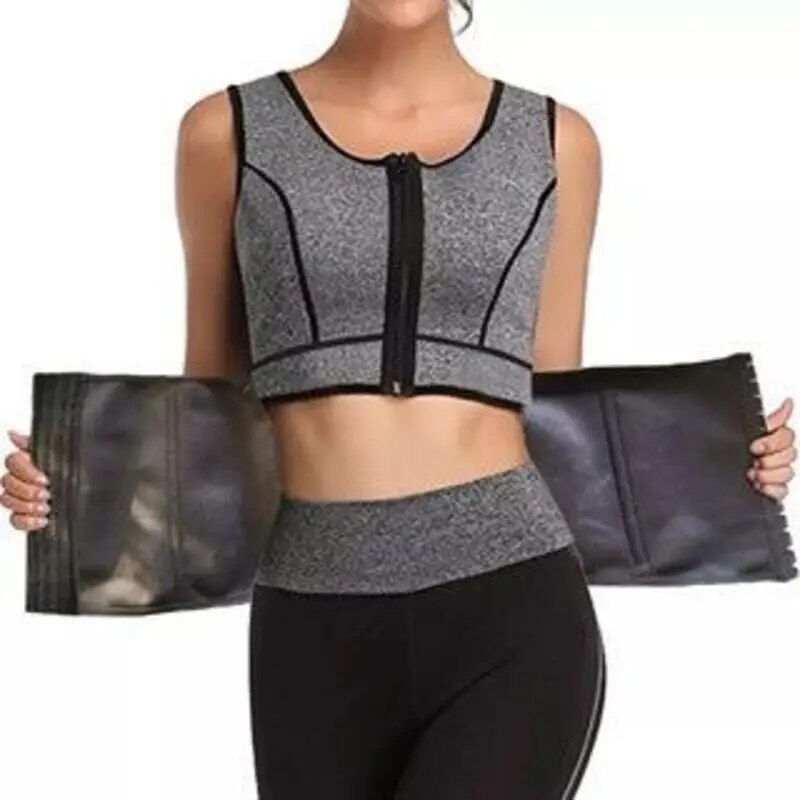 Faja Chaleco Mujer Neopreno Térmica Reductora Sauna Talla M