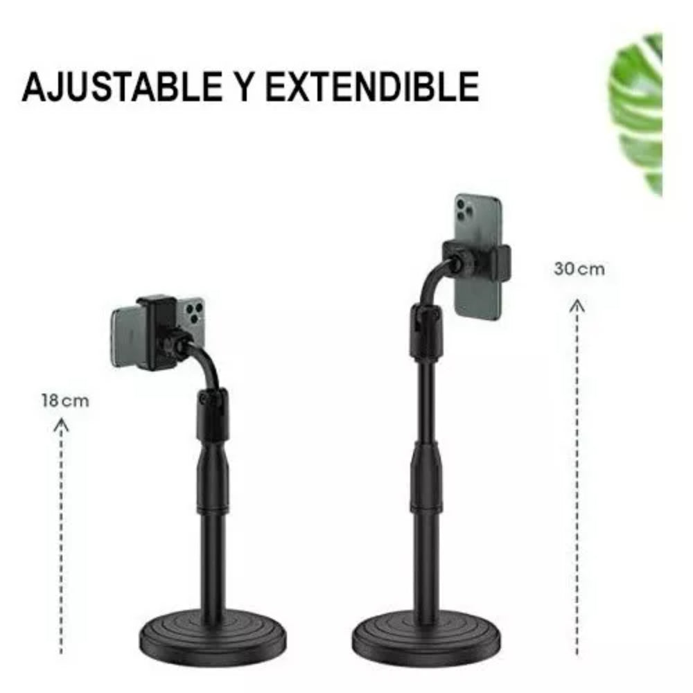 Soporte Teléfono Expandible Ajustable Porta Celular Escritorio