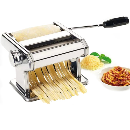 Máquina Amasadora Pastas Caseras, Acero Cromado