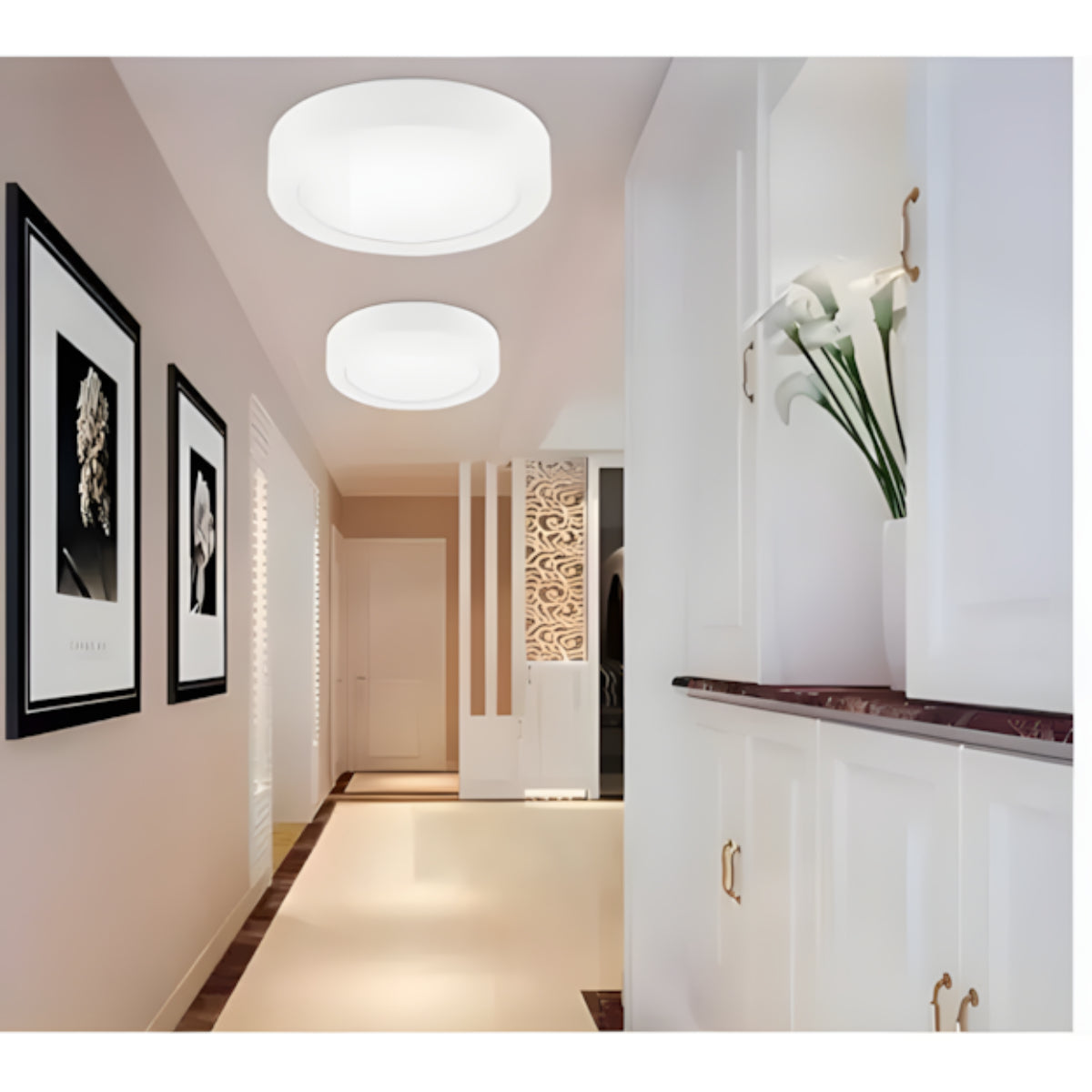 Foco Plafón Panel LED 18W Redondo Sobrepuesto | Blanco Frío 250mm