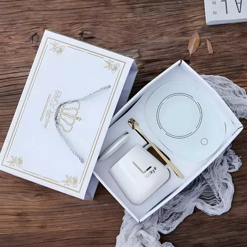Taza con Calentador Eléctrico + Cuchara Blanca - imagen 5 | Netzo.cl