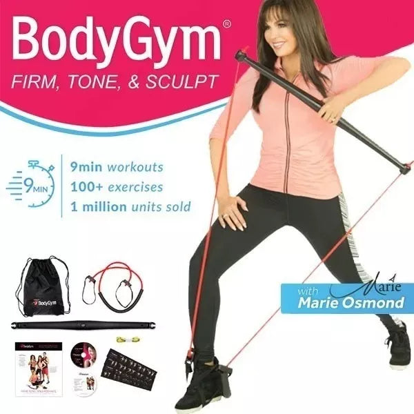 Bodygym Gimnasio Portátil Con Barra Y Banda Resistencia | Netzo.cl