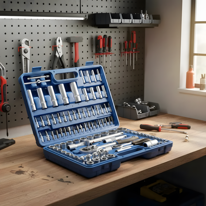 Maleta Set Caja Herramientas Dados 108 Piezas Mecanico