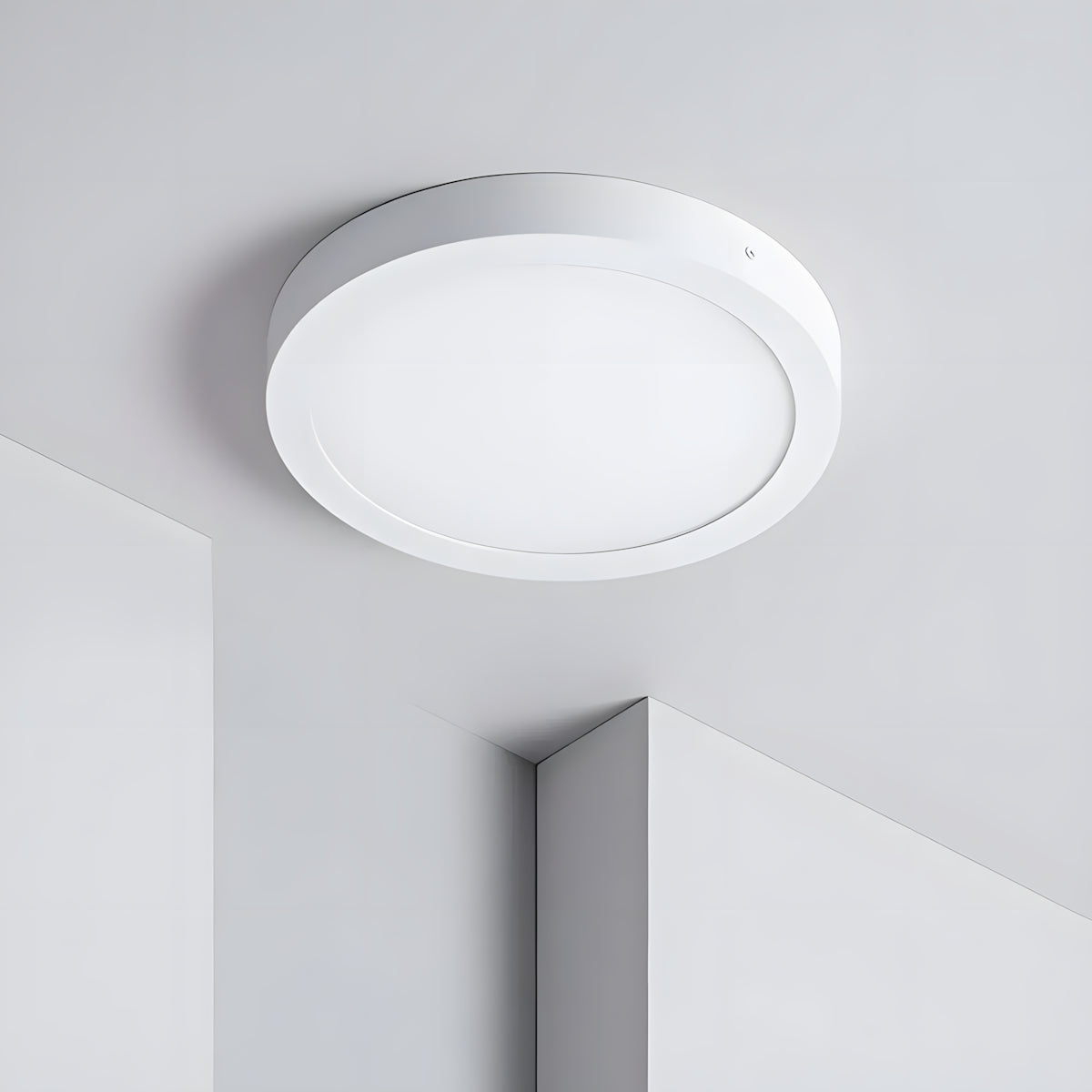 Foco Plafón Panel LED 18W Redondo Sobrepuesto | Blanco Frío 250mm