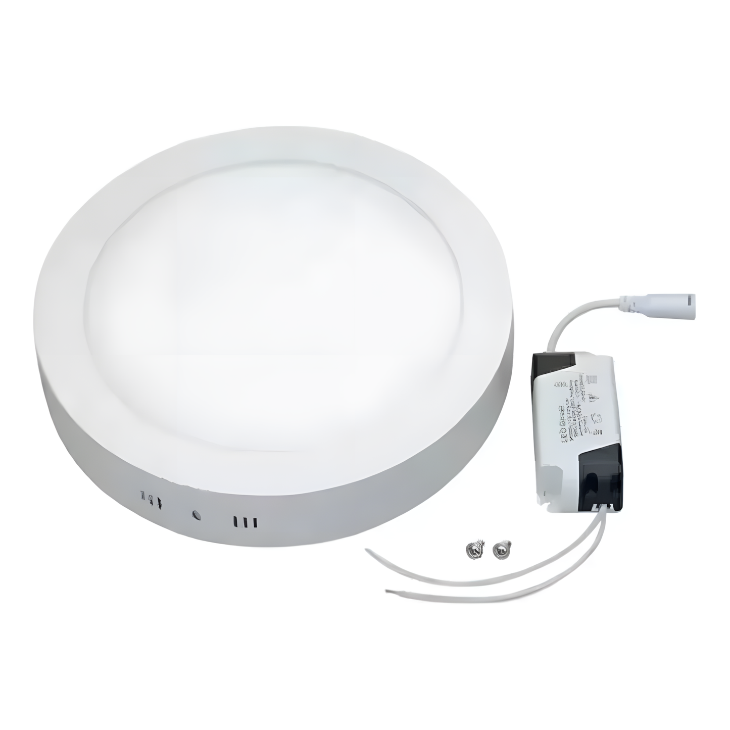 Plafón Panel Foco LED 24W Redondo Sobrepuesto | Blanco Frío