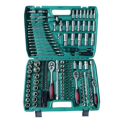 Maleta Set Caja Herramientas Dados Llaves 216 Piezas