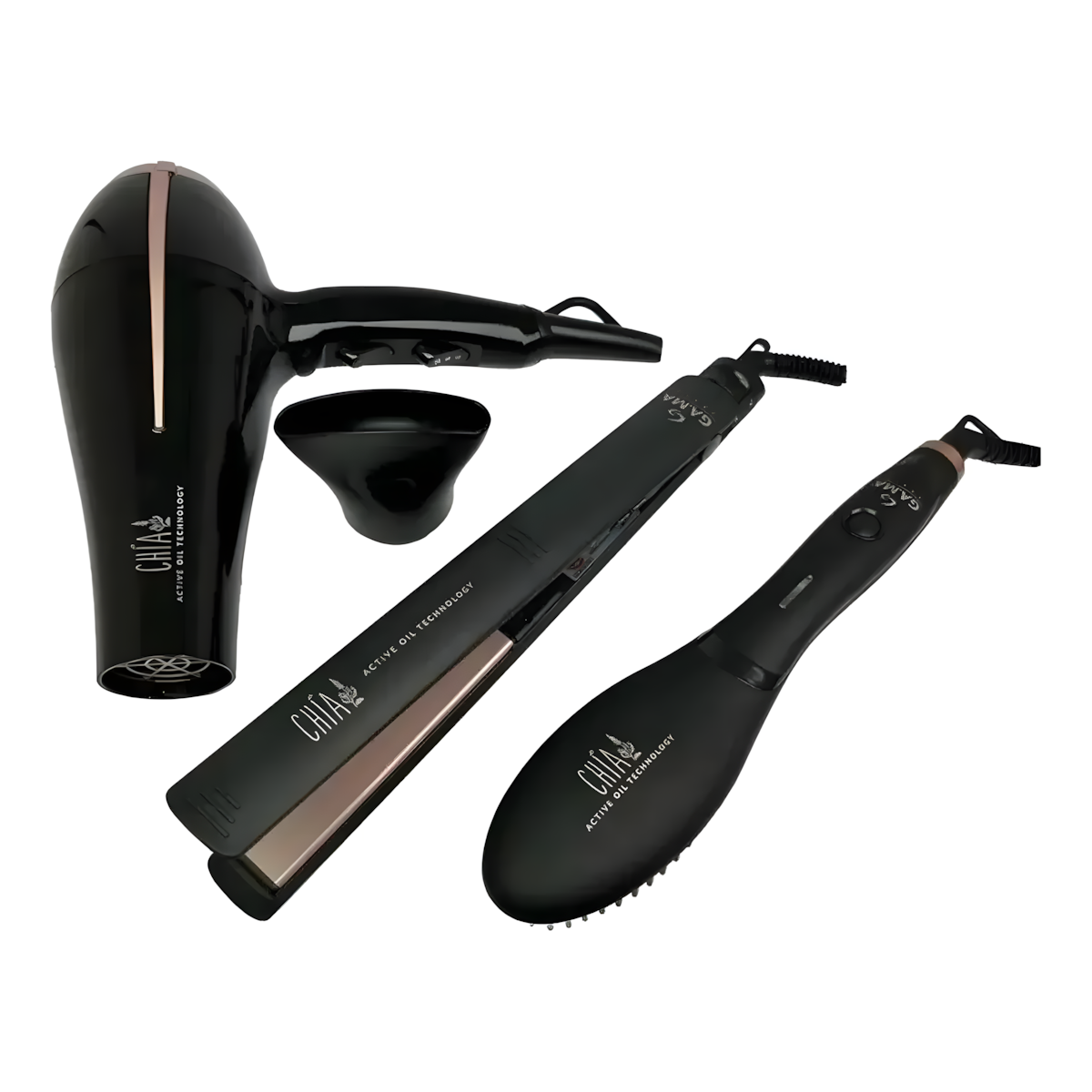 Pack Set Gama Elegance Alisador + Secador Bora + Cepillo Innova Mini