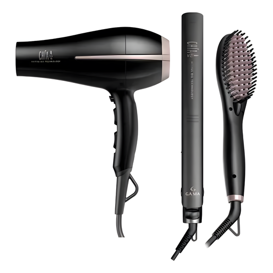 Pack Set Gama Elegance Alisador + Secador Bora + Cepillo Innova Mini