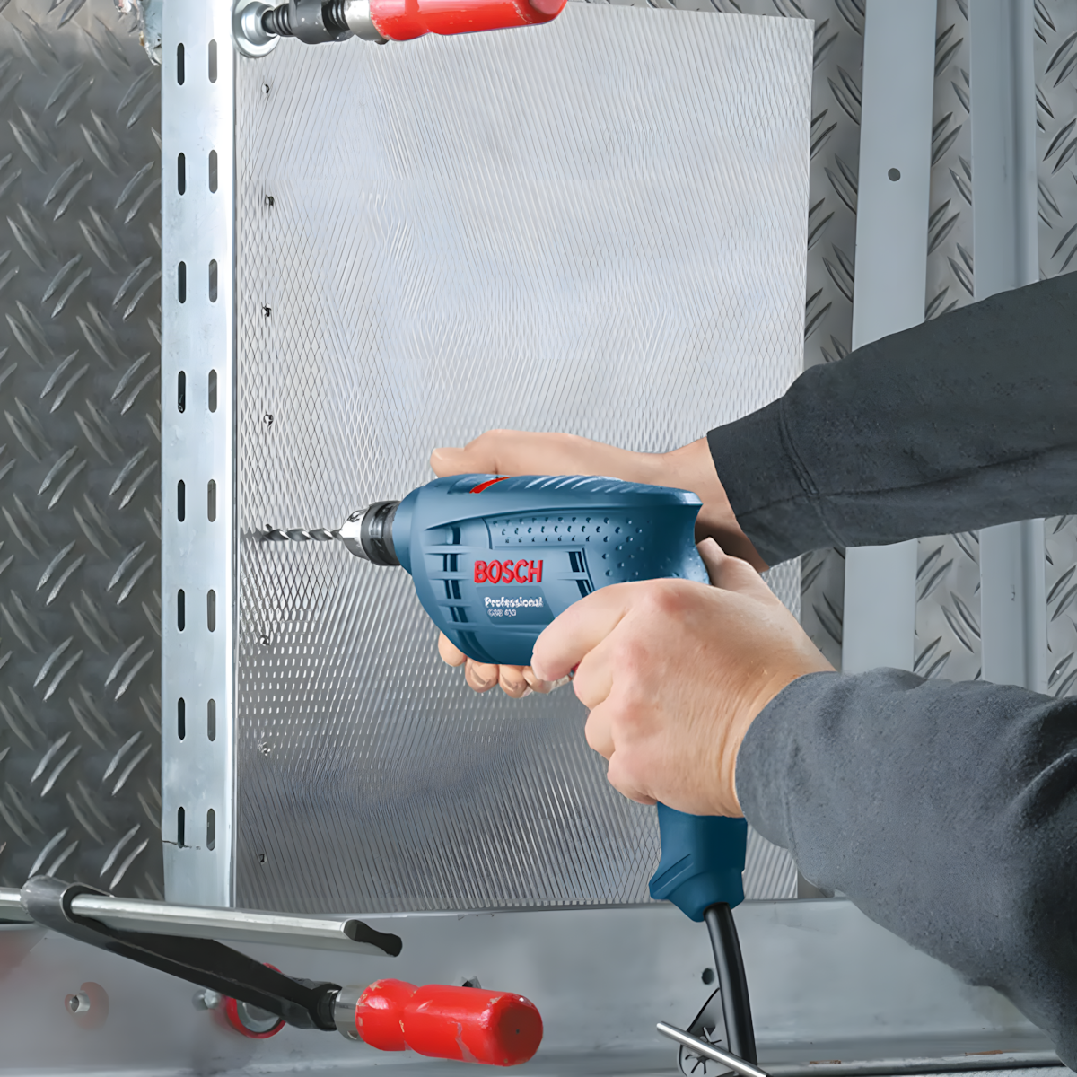 Taladro Percutor Bosch GSB 450 RE 450W 220V 10mm