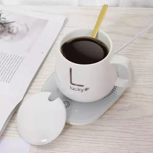 Taza con Calentador Eléctrico + Cuchara Blanca - imagen 6 | Netzo.cl
