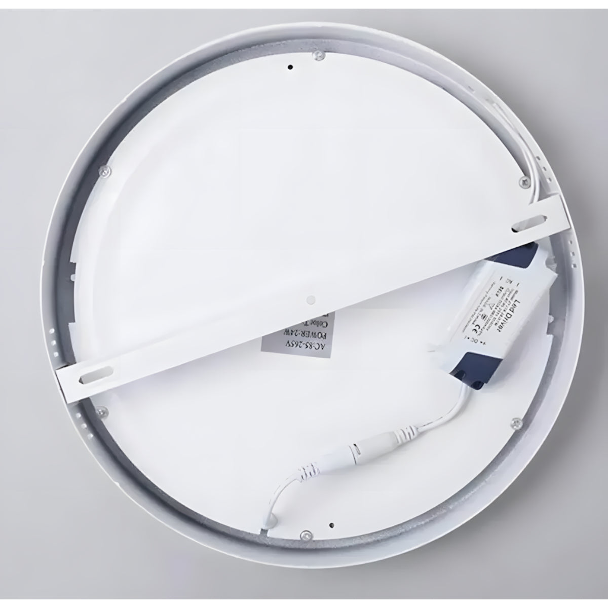 Foco Plafón Panel LED 18W Redondo Sobrepuesto | Blanco Frío 250mm