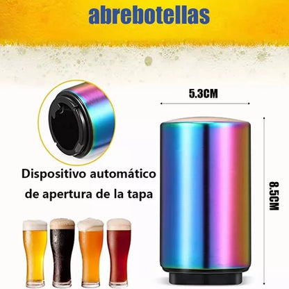 Destapador De Cervezas Botellas Automático Magnético Acero