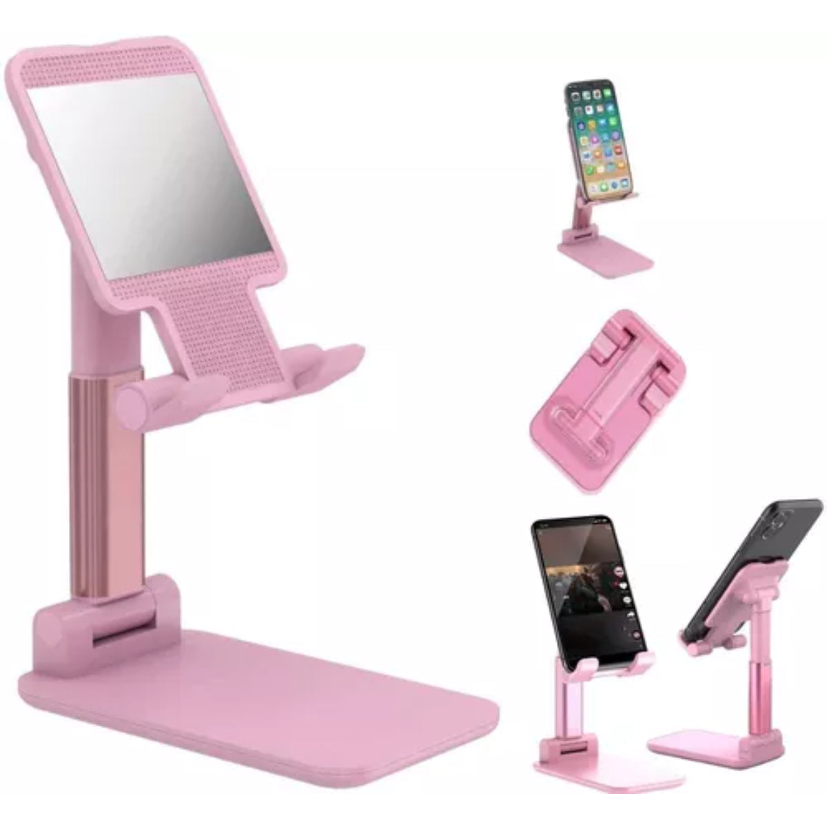 Soporte Telefono Base Celular Tablet Tripode Exhibidor Ajustable