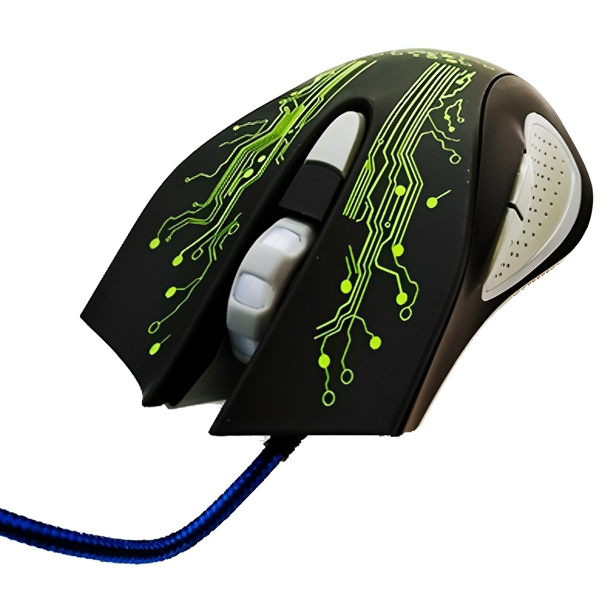 Mouse Gamer Jiexin X14 LED 6000 DPI Ergonómico PC | Netzo Chile