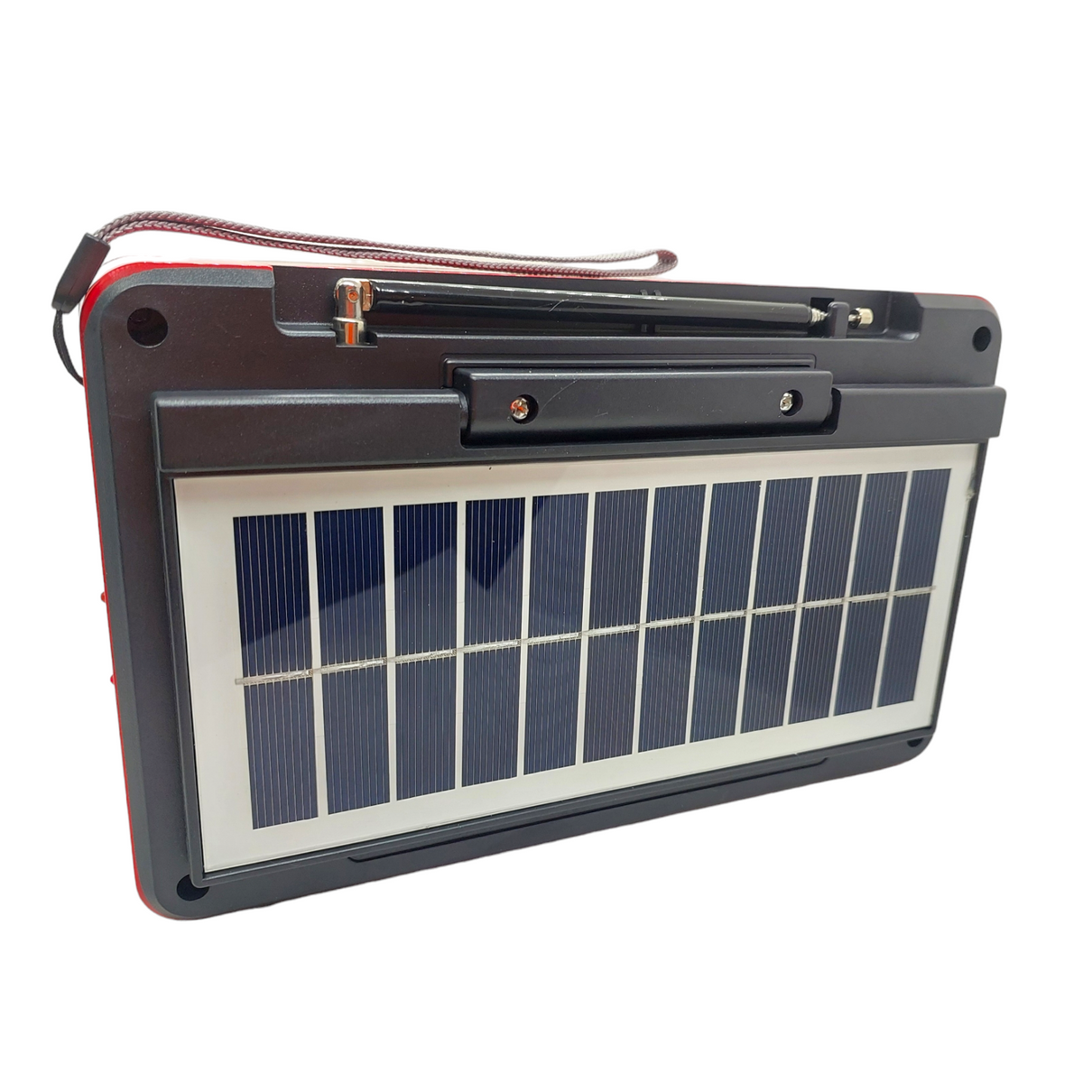 Radio Retro Solar BT USB Recargable AM/FM/SW + Linterna Negra | Netzo Chile