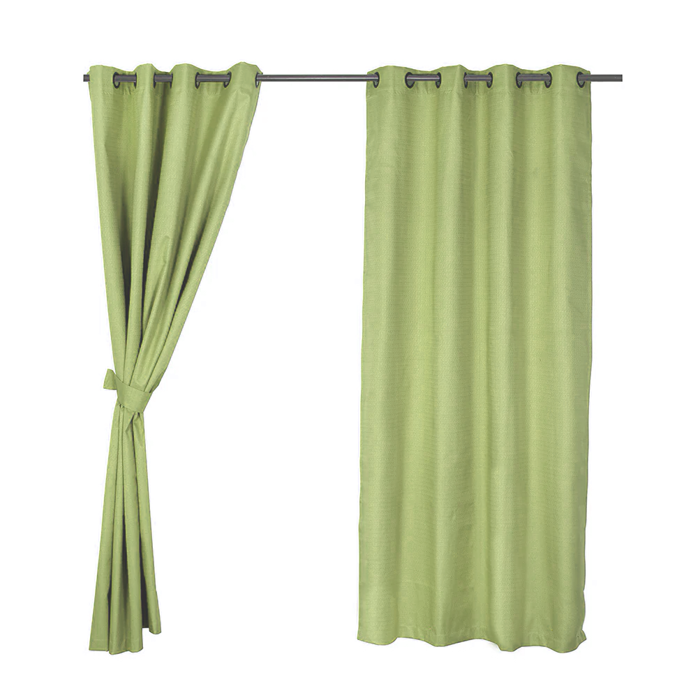 Cortina BlackOut 2 Paños 135x225 cm Verde Otoño