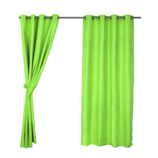 Cortina BlackOut 2 Paños 135x225 cm Verde Pistacho