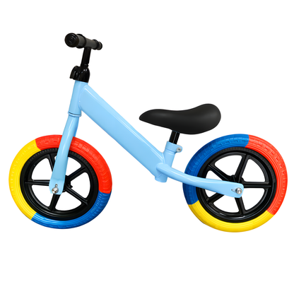 Bicicleta Equilibrio Niños Sin Pedales Aprendizaje Celeste