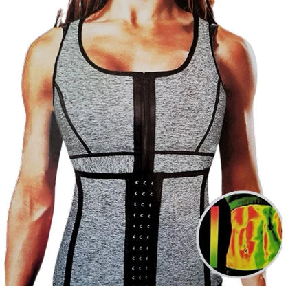 Faja Chaleco Mujer Neopreno Térmica Reductora Sauna Talla M