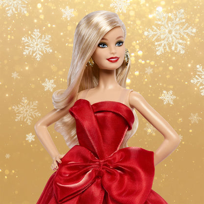 Barbie Signature Holiday 2026 Colección Vestido Rojo JJX70