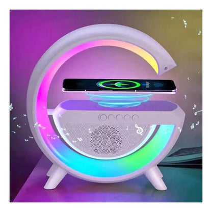 Lámpara Parlante De Mesa Tipo G Led Recargable Altavoz Bluetooth Inteligente