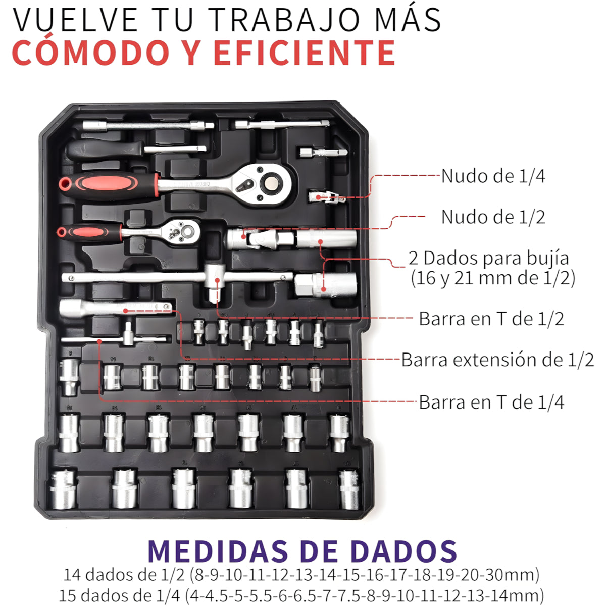 Caja De Herramientas Aluminio 187 Piezas Maleta c/ Ruedas
