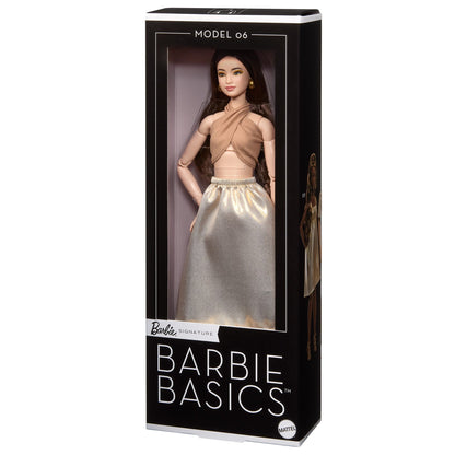 Muñeca Barbie Basics Collector 06 Cabello Castaño