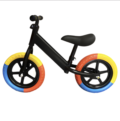 Bicicleta Equilibrio Niños Sin Pedales Aprendizaje Negra