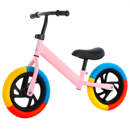 Bicicleta Equilibrio Niños Sin Pedales Aprendizaje Rosado