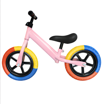 Bicicleta Equilibrio Niños Sin Pedales Aprendizaje Rosado