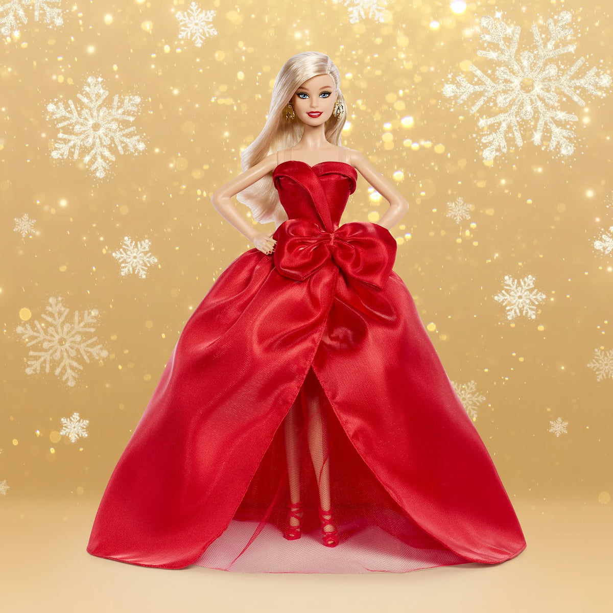 Barbie Signature Holiday 2026 Colección Vestido Rojo JJX70