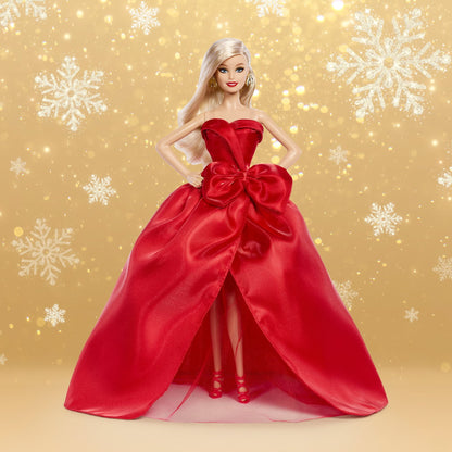 Barbie Signature Holiday 2026 Colección Vestido Rojo JJX70