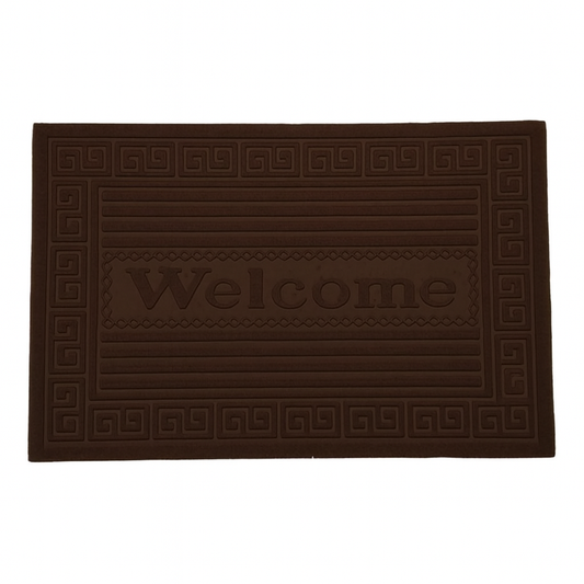 Alfombra Limpiapies Choapino 60x40 Antideslizante Entrada Cafe