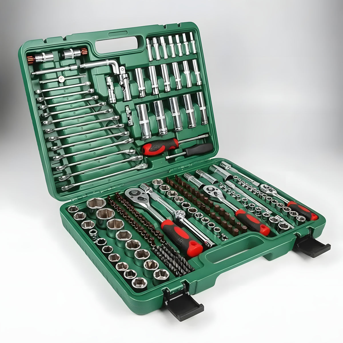Maleta Set Caja Herramientas Dados Llaves 216 Piezas