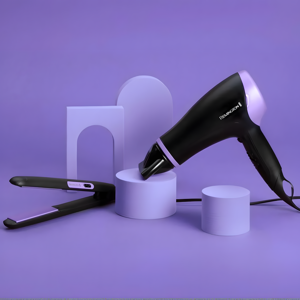 Pack Remington Secador De Pelo + Plancha Cerámica D3016GP