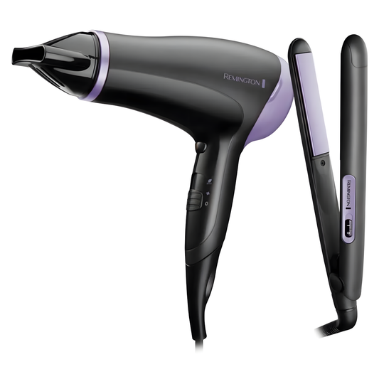 Pack Remington Secador De Pelo + Plancha Cerámica D3016GP